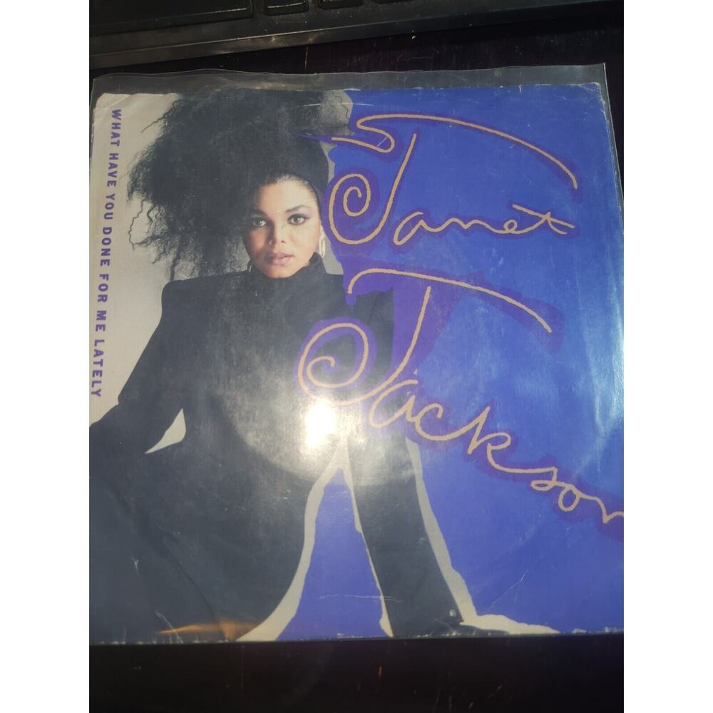 3 JANET JACKSON 45 7" SYNTH POP SOUL Record Vinyl see photos and description